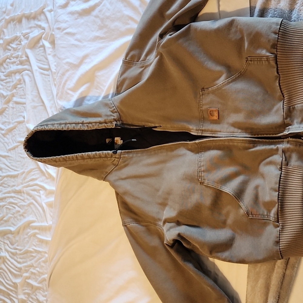 Carhartt Duck Lined XL Hooded Jacket